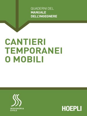 cover image of Cantieri temporanei e mobili